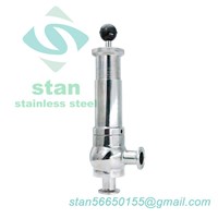 Sanitary Stainless Steel Pressure Air Relief Safety Valve