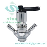 Sanitary Stainless Steel SS316L Aseptic Germfree Sampling Valve