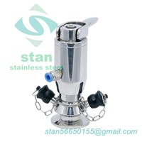 Stainless Steel Pneumatic and Mannual Aseptic Sample Valve