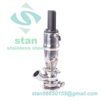 Stainlessa Steel Sanitary Pneumatic Tank Bottom Valve