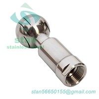 TCR Stainless Steel Rotary Tank Spray Female Cleaning Ball