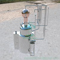 craft distillery equipment fractional distillation column hybrid copper still ethanol reflux distiller