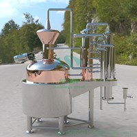 Copper Distiller Industrial Alcohol Whisky Distillation Equipment